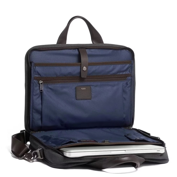 NWT TUMI RFID Anti-Theft Expandable Alpha 3 Anthracite Laptop Bag & Briefcase - Picture 5 of 9